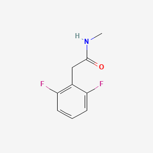 molecular formula C9H9F2NO B8514015 2,6-Difluorophenylacetic acid methylamide 