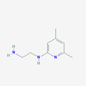 2-(2-Aminoethylamino)-4,6-dimethylpyridine