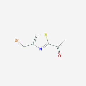 molecular formula C6H6BrNOS B8514141 1-(4-Bromomethyl-thiazol-2-yl)-ethanone 