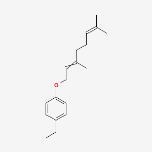 B8514216 1-[(3,7-Dimethylocta-2,6-dien-1-YL)oxy]-4-ethylbenzene CAS No. 39953-05-4
