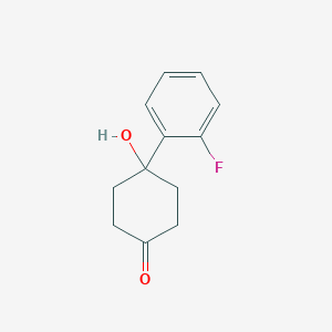 4-(2-Fluorophenyl)-4-hydroxy-cyclohexanone