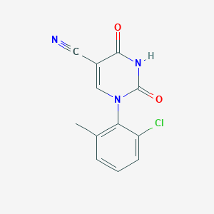 5-Cyano-1-(2-chloro-6-methylphenyl)uracil
