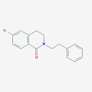 6-Bromo-2-phenethyl-3,4-dihydroisoquinolin-1-one