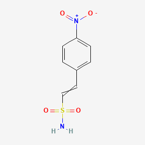molecular formula C8H8N2O4S B8514360 4-Nitrostyrylsulfonamide CAS No. 52147-91-8