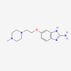 5-(2-(4-methylpiperazin-1-yl)ethoxy)-1H-benzo[d]imidazol-2-amine