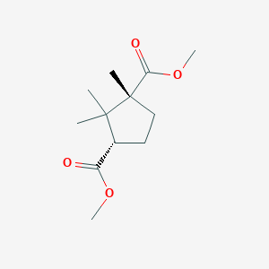 (1R,3S)-dimethyl 1,2,2-trimethylcyclopentane-1,3-dicarboxylate