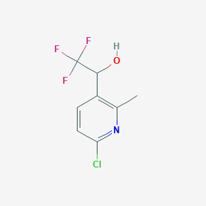1-(6-Chloro-2-methylpyridin-3-yl)-2,2,2-trifluoroethanol