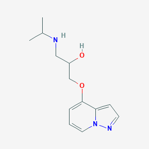 2-Propanol, 1-[(1-methylethyl)amino]-3-(pyrazolo[1,5-a]pyridin-4-yloxy)-