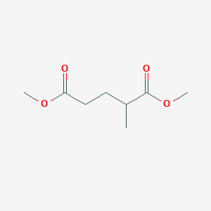 molecular formula C8H14O4 B085145 Pentanedioic acid, 2-methyl-, 1,5-dimethyl ester CAS No. 14035-94-0
