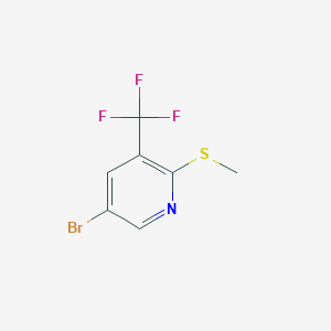 Pyridine, 5-bromo-2-(methylthio)-3-(trifluoromethyl)-