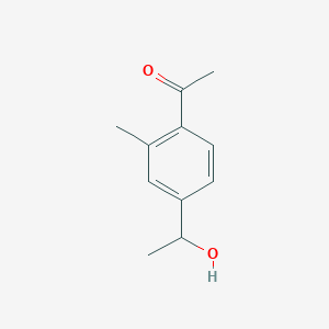 1-[4-(1-Hydroxy-ethyl)-2-methyl-phenyl]-ethanone