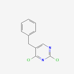 molecular formula C11H8Cl2N2 B8514598 5-Benzyl-2,4-dichloropyrimidine 