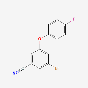 3-Bromo-5-(4-fluorophenoxy)benzonitrile