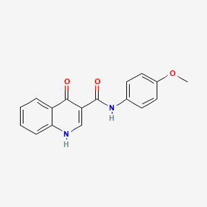 4-hydroxy-N-(4-methoxyphenyl)-3-quinoline-carboxamide