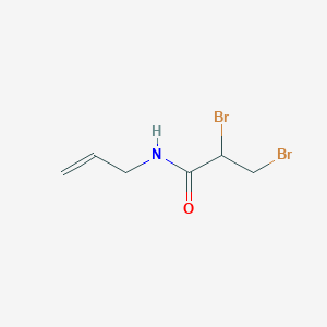 molecular formula C6H9Br2NO B8514630 2,3-Dibromo-N-(prop-2-en-1-yl)propanamide CAS No. 62479-91-8