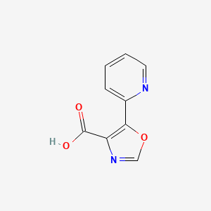 molecular formula C9H6N2O3 B8514660 5-Pyridin-2-yl-oxazole-4-carboxylic acid 