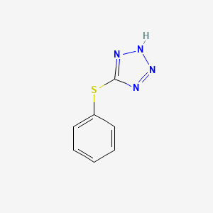 molecular formula C7H6N4S B8514667 5-(Phenylthio)-1H-tetrazole 