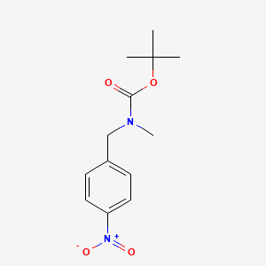 molecular formula C13H18N2O4 B8514745 Tert-butyl 4-nitrobenzylmethylcarbamate 