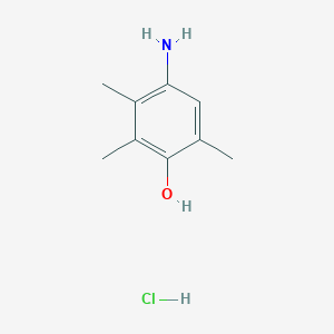 molecular formula C9H14ClNO B085149 4-Amino-2,3,6-trimethylphenol hydrochloride CAS No. 10486-47-2