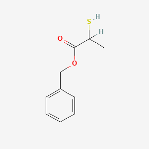 molecular formula C10H12O2S B8515192 Benzyl 2-mercaptopropanoate 