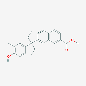 7-[1-Ethyl-1-(4-hydroxy-3-methylphenyl)propyl]naphthalene-2-carboxylic acid methyl ester