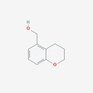 molecular formula C10H12O2 B8515379 (2h-3,4-Dihydrobenzopyran-5-yl)methanol CAS No. 209256-65-5