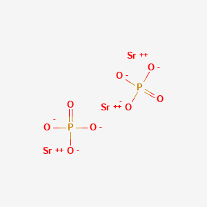 molecular formula H3O4PSr B085154 Strontium phosphate CAS No. 14414-90-5
