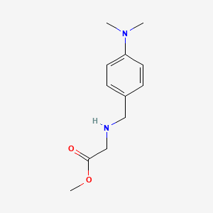 (4-Dimethylamino-benzylamino)-acetic acid methyl ester