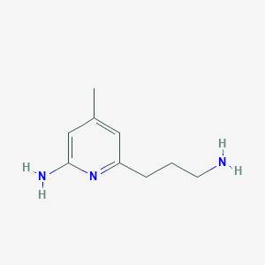 2-Amino-6-(3-aminopropyl)-4-methylpyridine