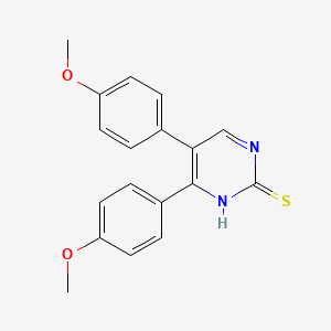 B8515552 5,6-Bis(4-methoxyphenyl)pyrimidine-2(1H)-thione CAS No. 84831-81-2