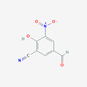 5-Formyl-2-hydroxy-3-nitrobenzonitrile