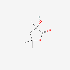 3-Hydroxy-3,5,5-trimethyloxolan-2-one