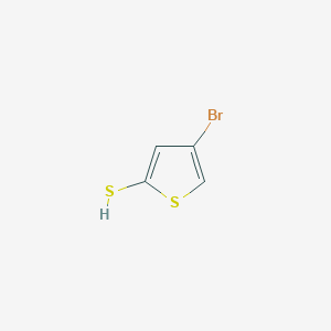 molecular formula C4H3BrS2 B8515821 4-Bromo-2-thiophenethiol 