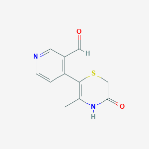 5-methyl-6-(3-formyl-4-pyridinyl)-2H-1,4-thiazin-3(4H)-one