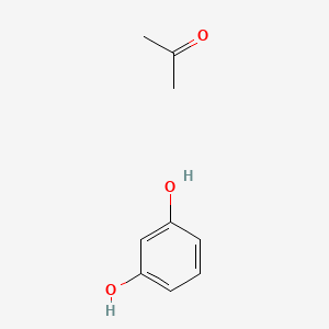 molecular formula C9H12O3 B8515851 Resorcinol, acetone condensate CAS No. 63451-37-6