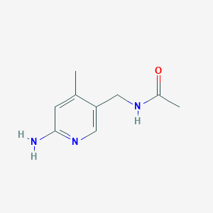 molecular formula C9H13N3O B8515882 2-Amino-5-acetamidomethyl-4-methylpyridine 