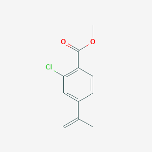 2-Chloro-4-isopropenyl-benzoic acid methyl ester