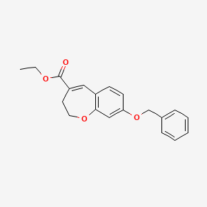 Ethyl 8-(benzyloxy)-2,3-dihydro-1-benzoxepine-4-carboxylate