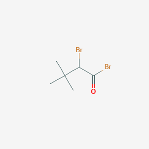 molecular formula C6H10Br2O B8515934 2-Bromo-3,3-dimethylbutanoyl bromide CAS No. 74702-95-7