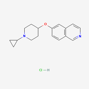 Isoquinoline,6-[(1-cyclopropyl-4-piperidinyl)oxy]-,hydrochloride