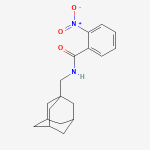 2-nitro-N-(tricyclo[3.3.1.13,7]dec-1-ylmethyl)-benzamide