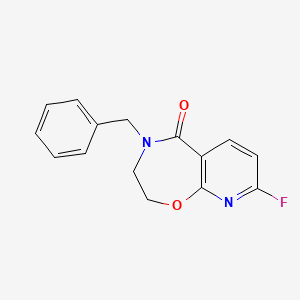 4-Benzyl-8-fluoro-3,4-dihydropyrido[3,2-f][1,4]oxazepin-5(2H)-one