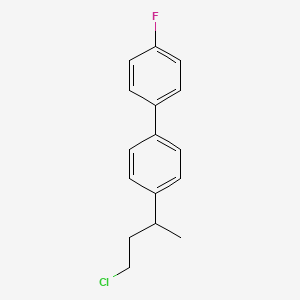 4-(4-Chlorobutan-2-yl)-4'-fluoro-1,1'-biphenyl