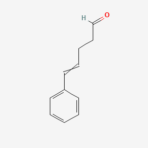 molecular formula C11H12O B8516020 5-phenylpent-4-enal CAS No. 51758-25-9