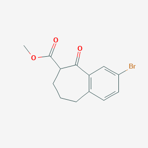 methyl 3-bromo-5-oxo-6,7,8,9-tetrahydro-5H-benzo[7]annulene-6-carboxylate