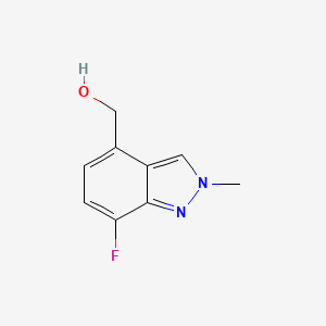 (7-fluoro-2-methyl-2H-indazol-4-yl)methanol