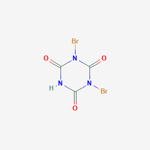 molecular formula C3HBr2N3O3 B085163 Dibromoisocyanuric acid CAS No. 15114-43-9