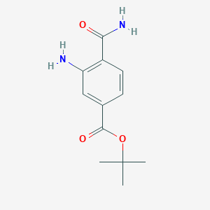 1,1-Dimethylethyl 3-amino-4-(aminocarbonyl)benzoate