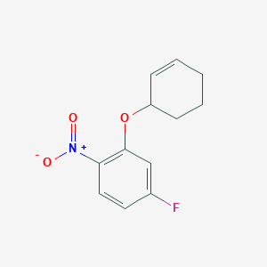 2-(Cyclohex-2-enyloxy)-4-fluoro-1-nitro-benzene
