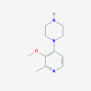 1-(3-Methoxy-2-methyl-4-pyridyl)piperazine